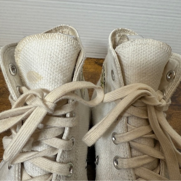 Converse Chuck Taylor 70 White Retro Grunge Skater Women’s Size 9 High Top Shoes - Picture 4 of 11